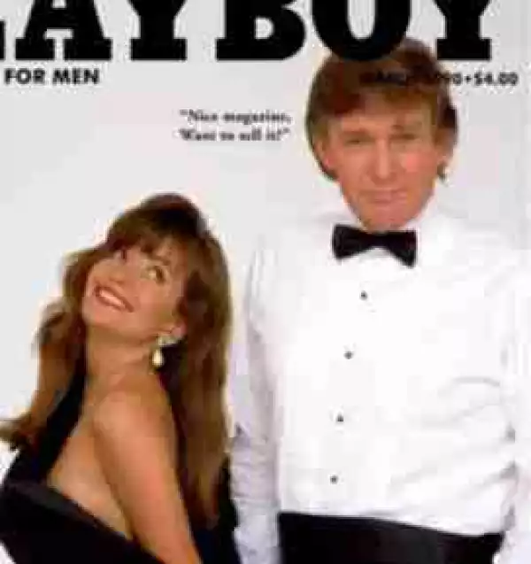 Donald Trump On The Cover Of Playboy Magazine In 1990 Throwback Photo